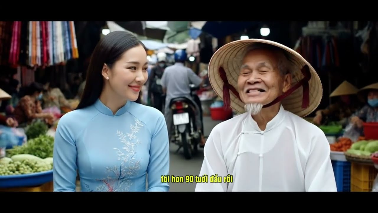 Hình ảnh được cắt từ video được tạo ra bởi AI.