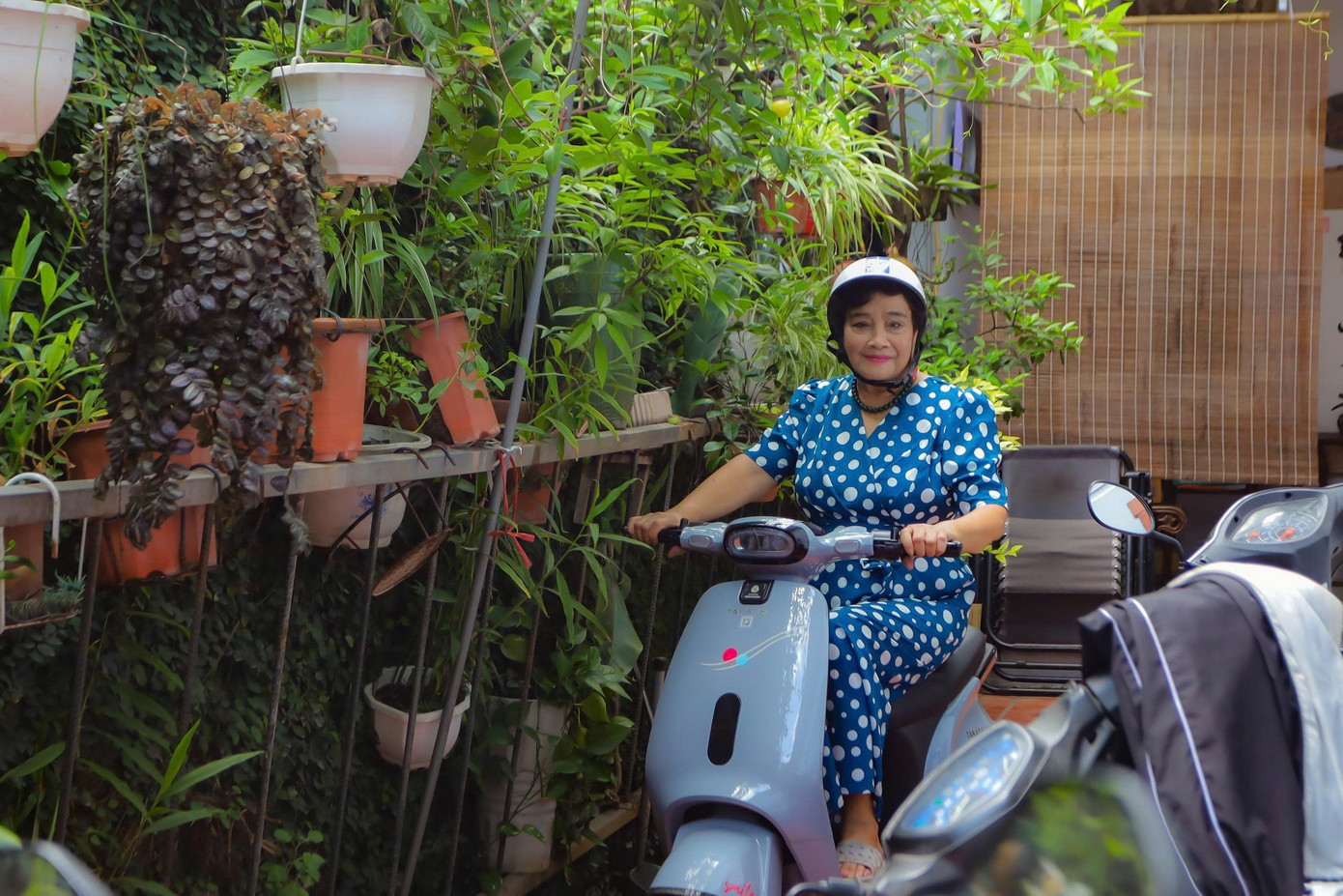 Sống an yên cùng con cháu.