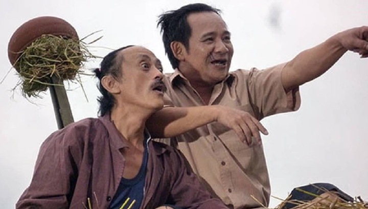 Quang Tèo và Giang Còi trên sân khấu