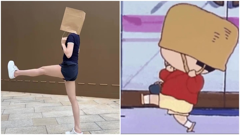 Hà Siêu Liên trong trang phục cosplay Shin