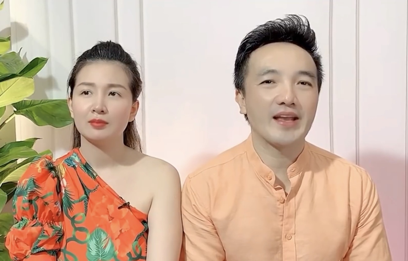 Vợ chồng Dương Ngọc Thái trong một sự kiện