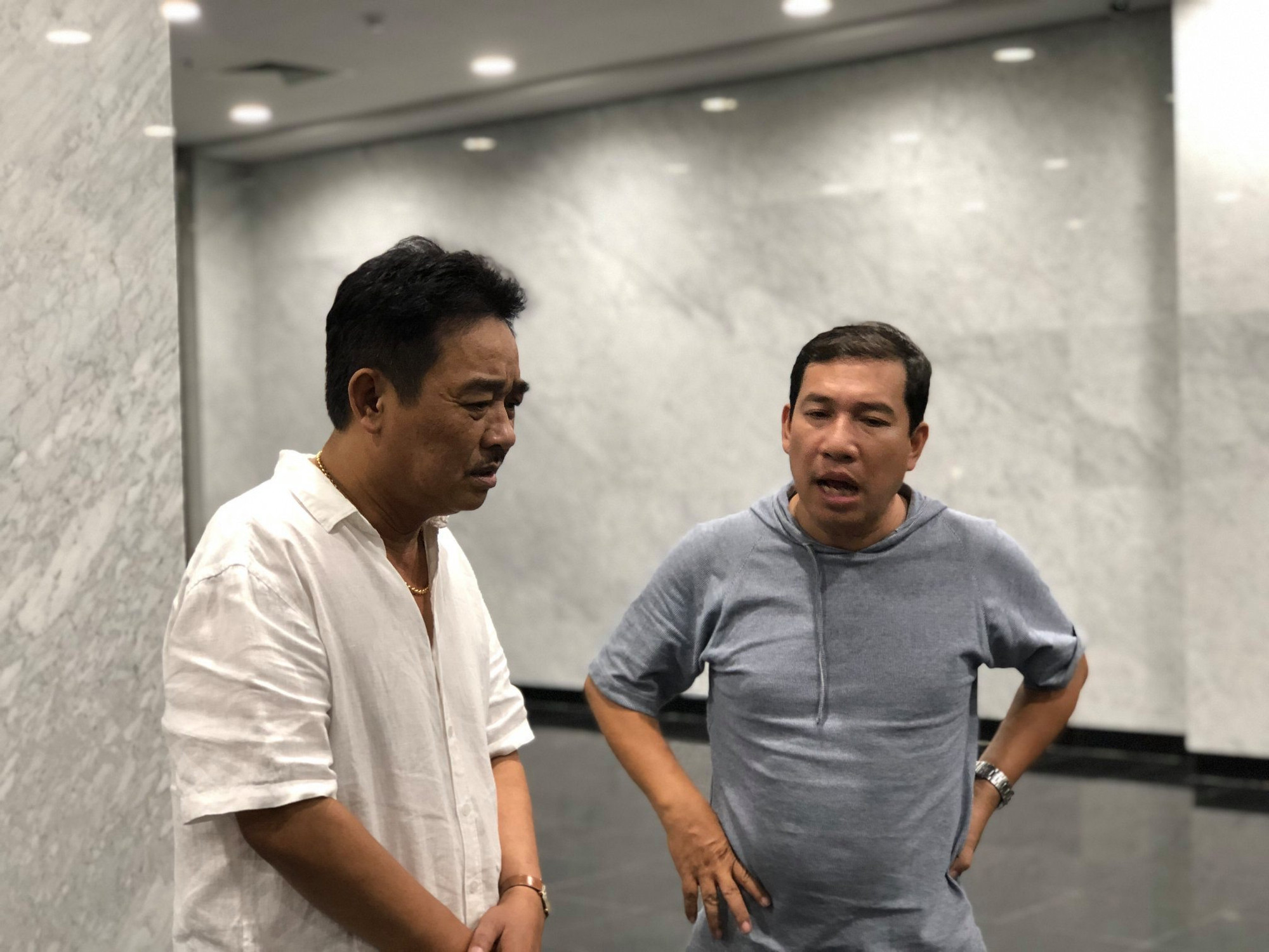 Hai nghệ sĩ thân thiết bên nhau