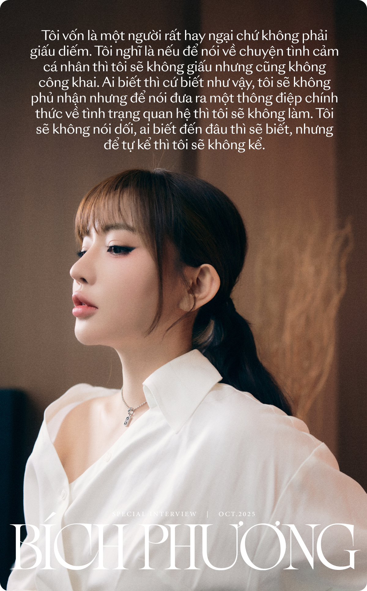 Bích Phương trả lời phỏng vấn