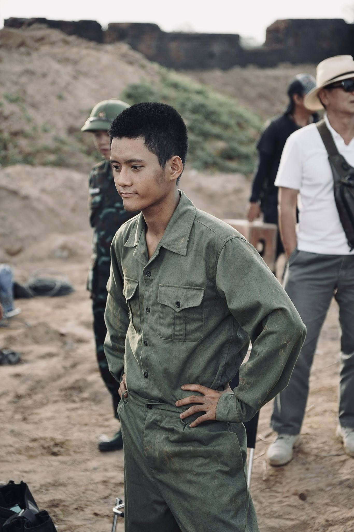 Diễn viên Đình Khang trong bộ phim Mưa Đỏ