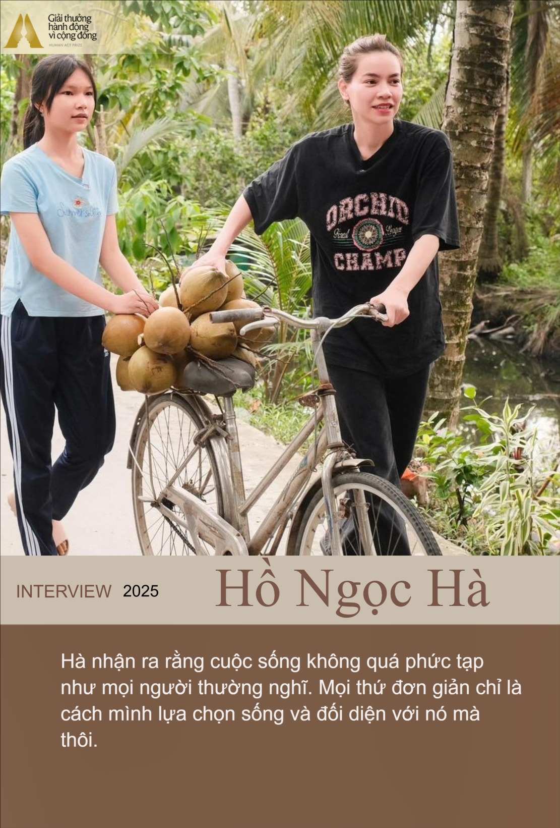 Tâm huyết làm thiện nguyện của Hồ Ngọc Hà