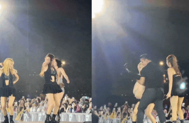 HyunA bất ngờ ngã gục xuống sân khấu