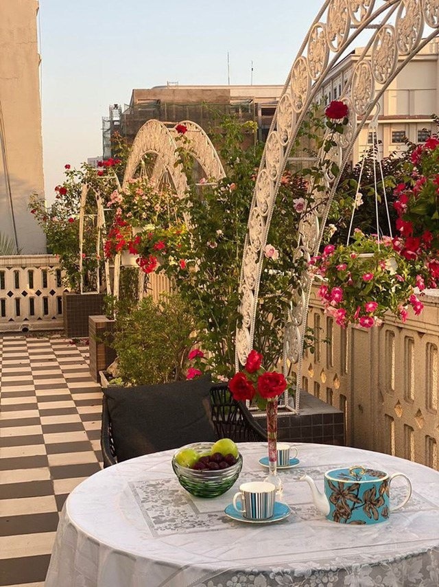 Góc thư giãn sân thượng