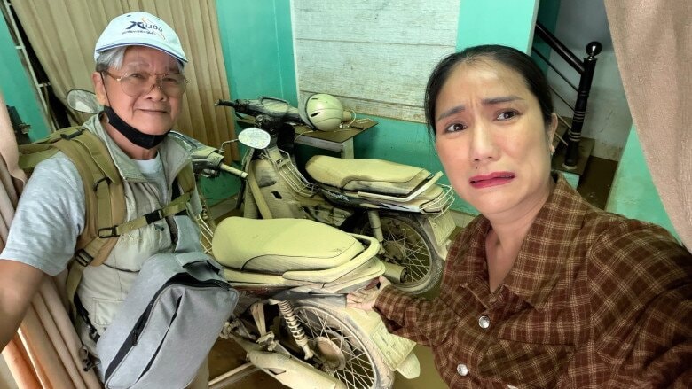 NSƯT Cát Tường trong mùa bão NSƯT Cát Tường chia sẻ thời gian chống chọi bão