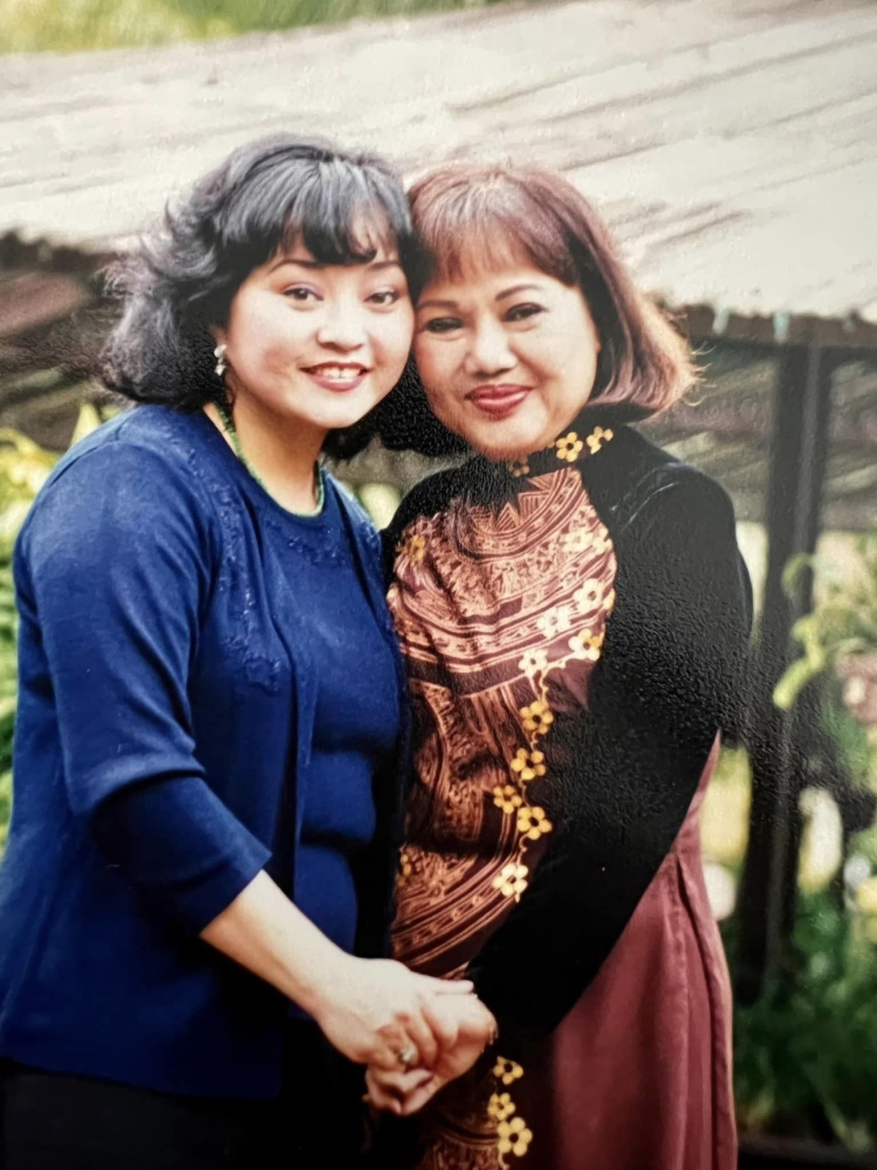 Hình ảnh Hương Lan và NSND Ngọc Giàu cùng nhau