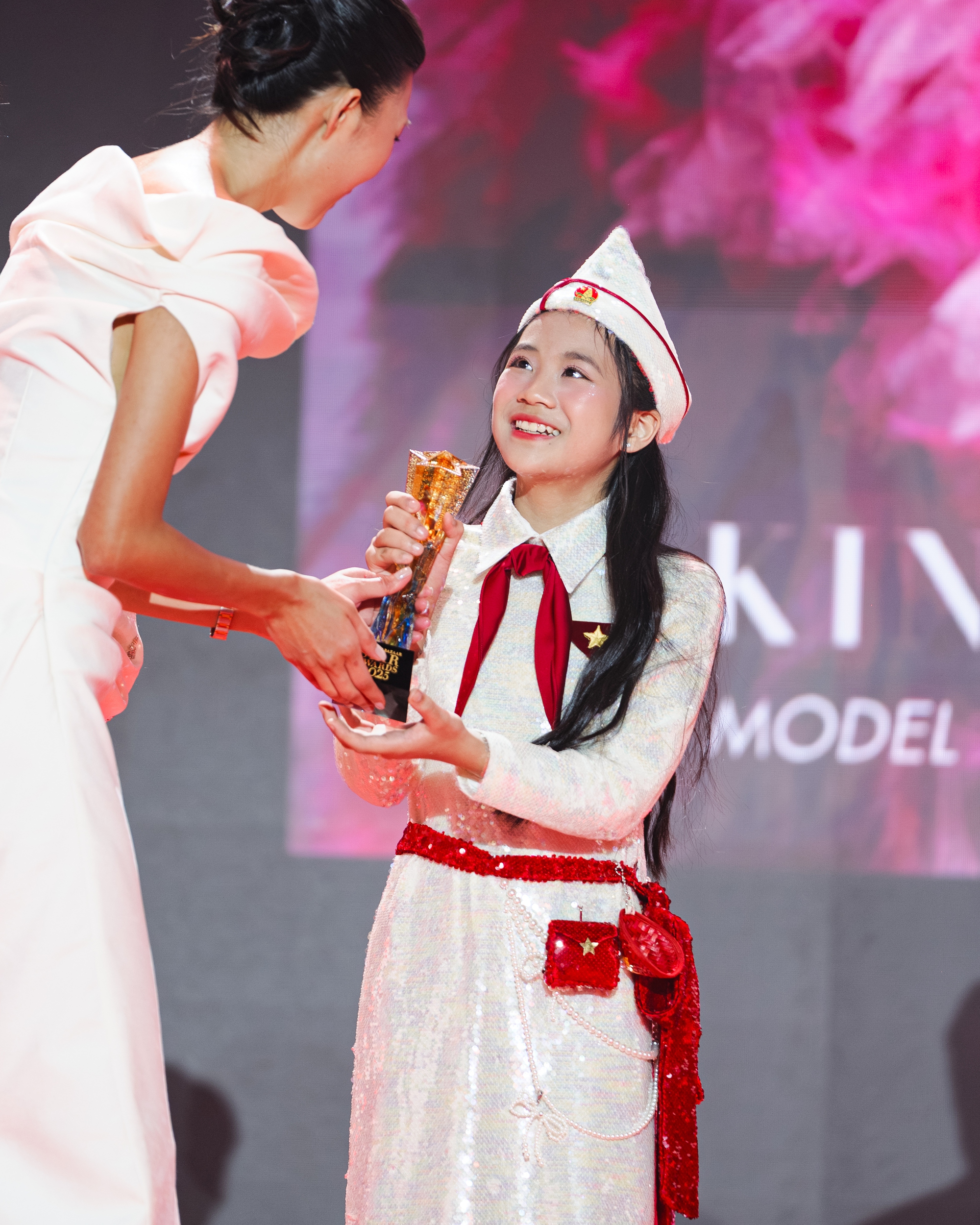 An Cát Diệp tại lễ trao giải Kid Model of the Year