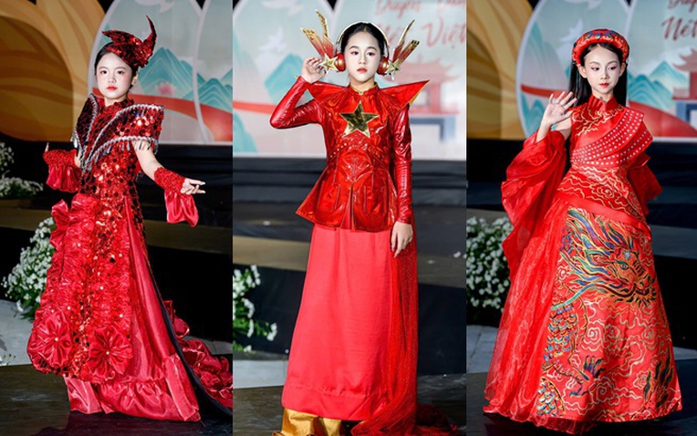 Thiên thần nhí catwalk tại Duyên dáng Nét Việt