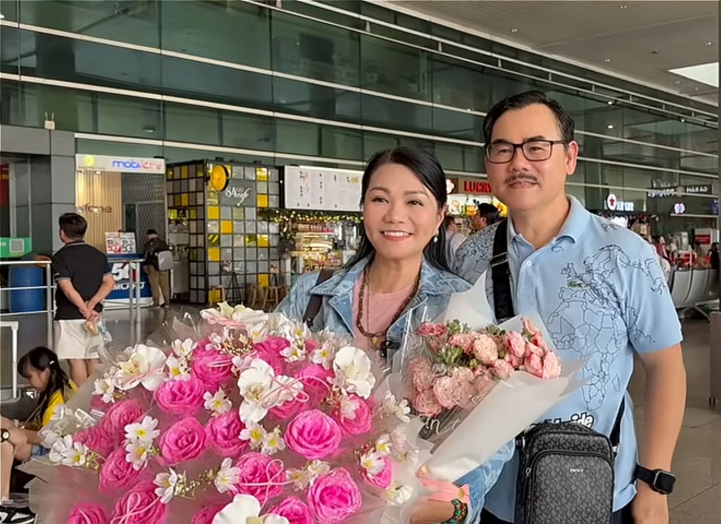 Ngọc Huyền và chồng Ngọc Huyền và chồng