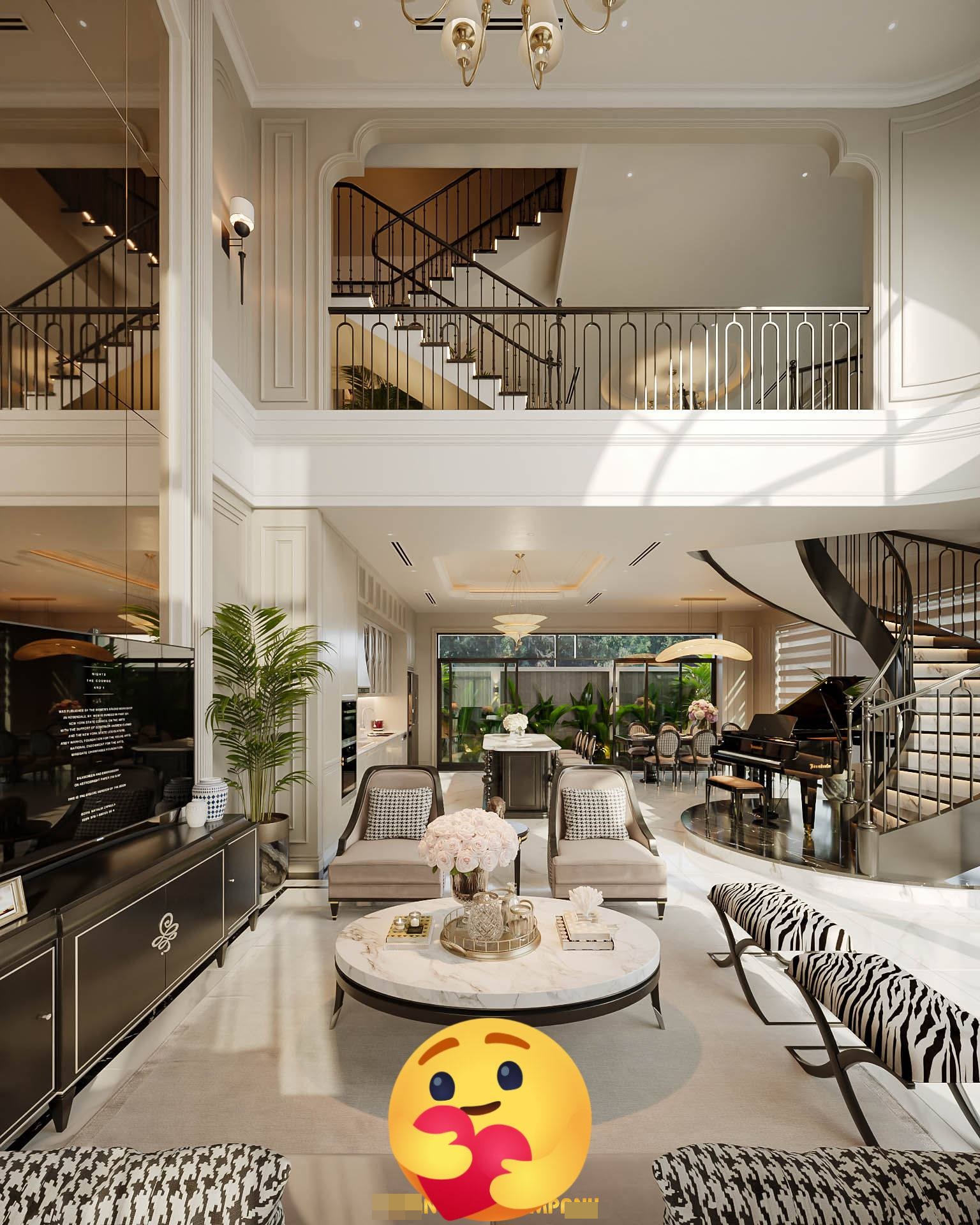 Thiết kế sang trọng của biệt thự Mạnh Trường Nội thất và thiết kế biệt thự