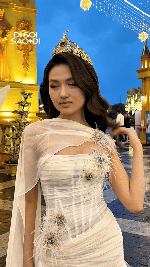 Ý Nhi vượt ải camera thường, Lương Thùy Linh khoe vòng 1 ngồn ngộn hậu bị chê xuống sắc- Ảnh 8. Á hậu 1 Miss Grand Vietnam - Nguyễn Thị Thu Ngân