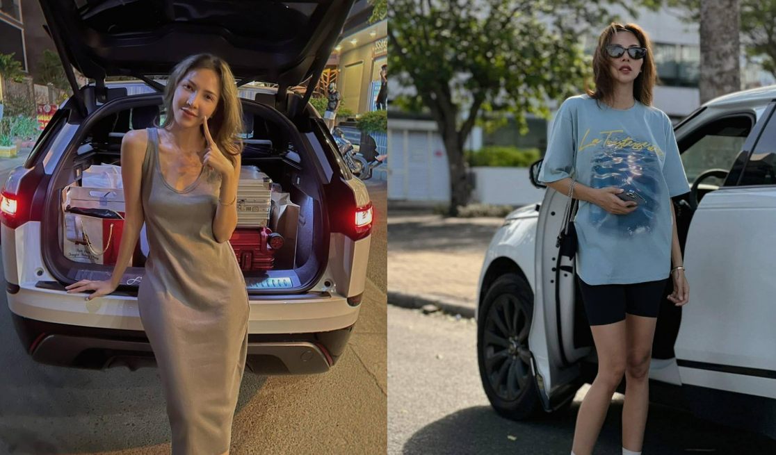 Minh Triệu check-in bên xe sang đắt tiền