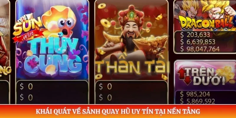 Nổ hũ Sunwin Khái quát về sảnh quay hũ uy tín tại nền tảng