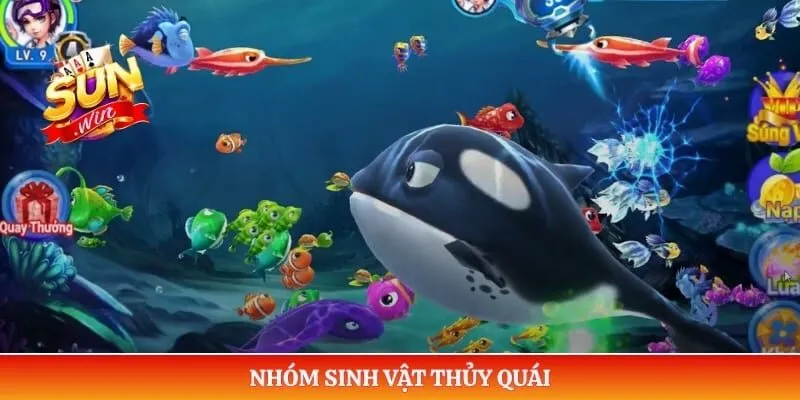 Nhóm sinh vật thủy quái