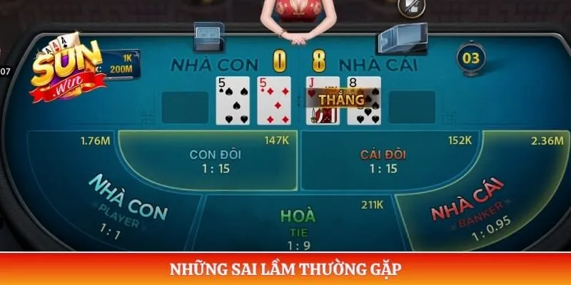 Những sai lầm thường gặp