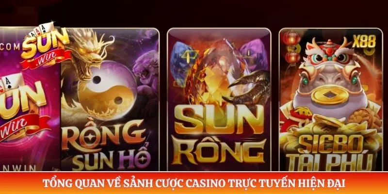 Tổng quan về sảnh cược casino trực tuyến hiện đại
